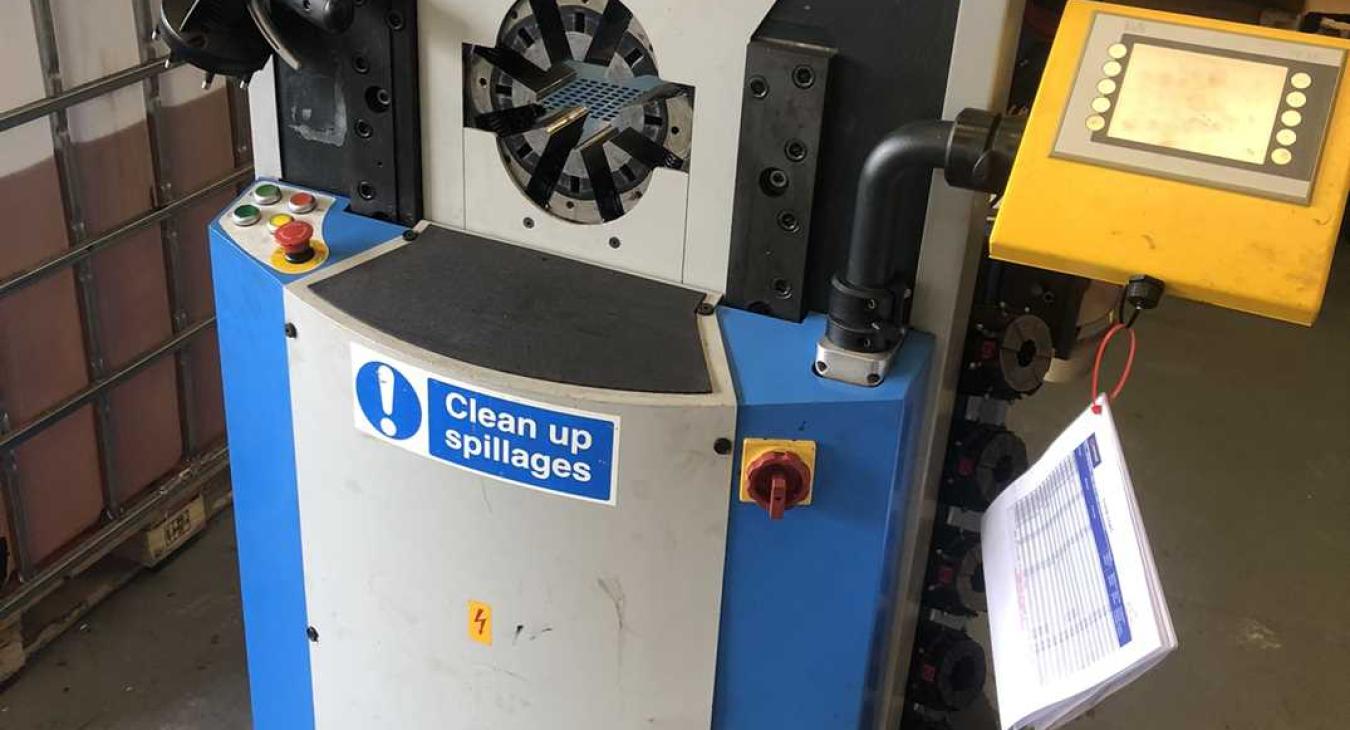 A 3 phase crimper machine we installed in a commercial workshop in Medway City Estate